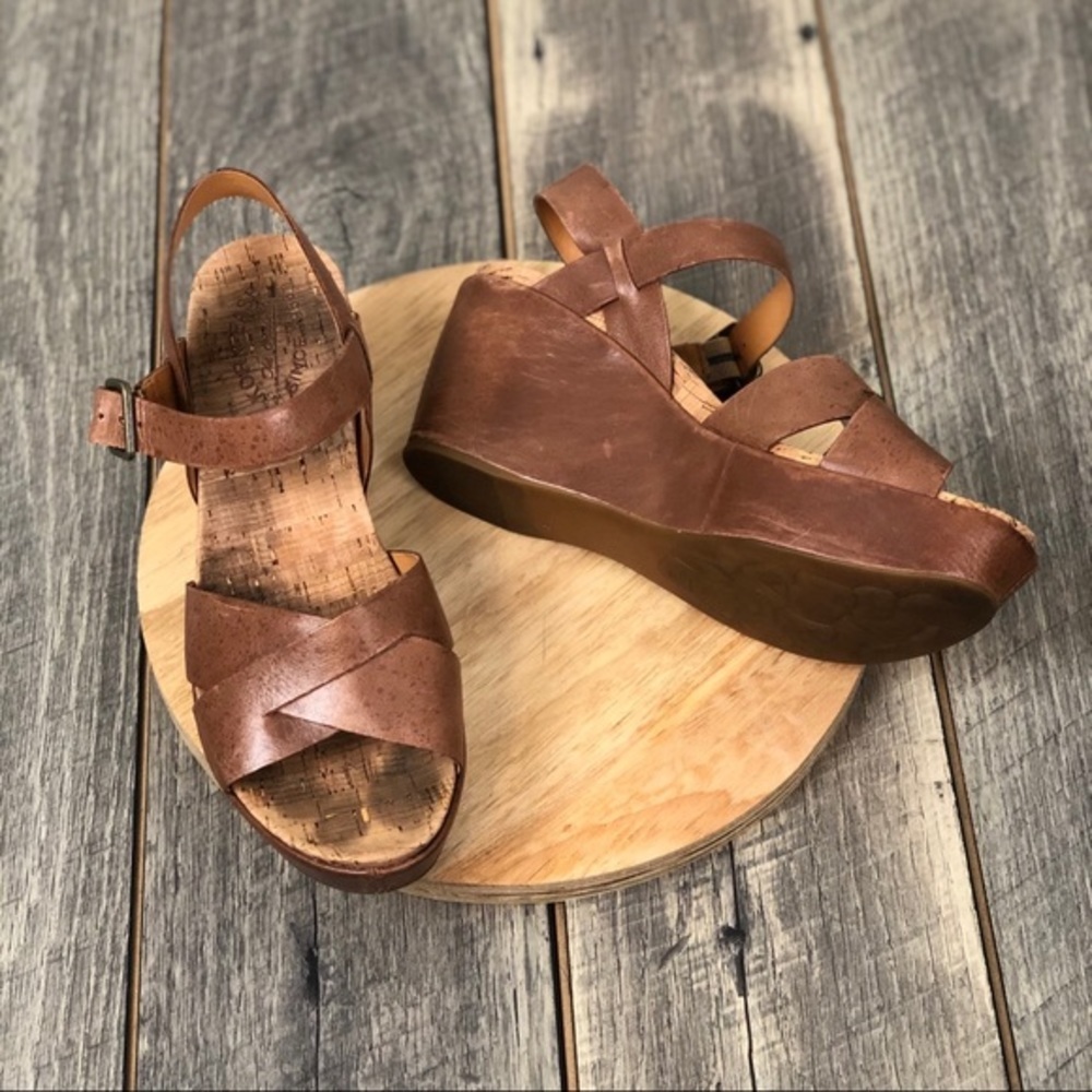 Kork Ease 'Ava 2.0' Platform Wedge Sandal Sz 10
